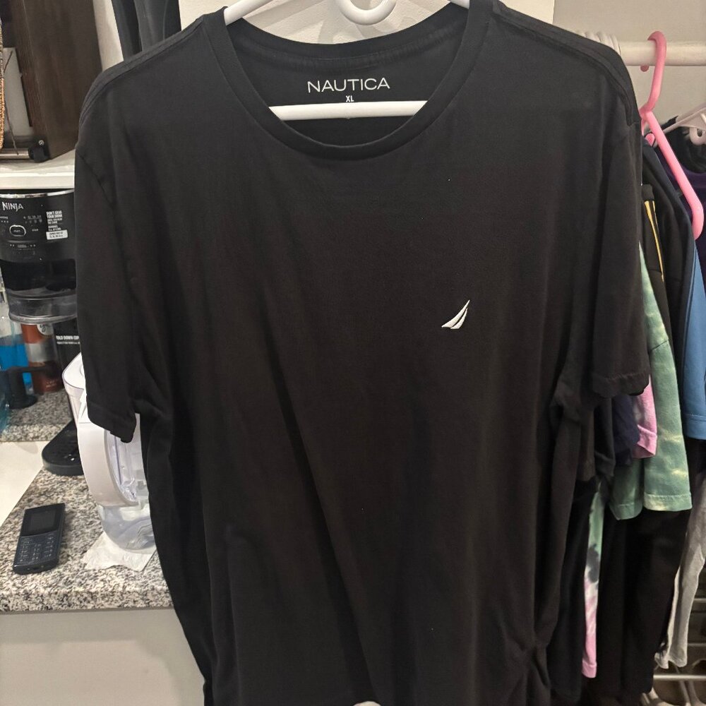 Nautica Logo T-Shirt Black